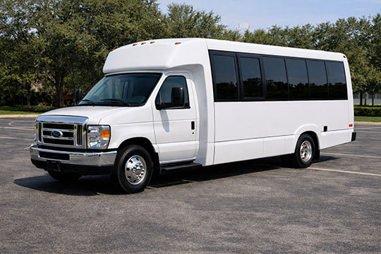 18-passenger minibus available for charter in Carlsbad, CA